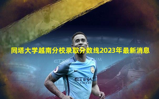 同塔大学越南分校录取分数线2023年最新消息