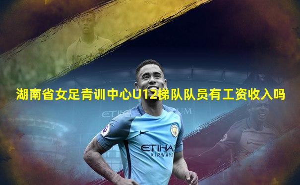 湖南省女足青训中心U12梯队队员有工资收入吗